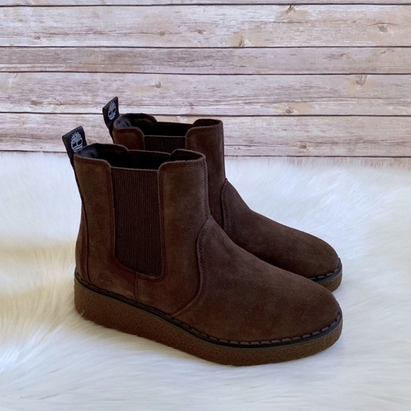 Timberland Bluebell Lane Suede Chelsea Wedge Boots - Picture 2 of 8